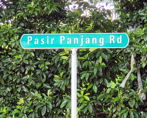 Pasir Panjang Street Sign